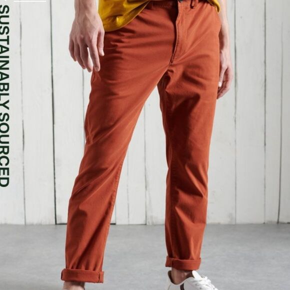 Zara Pants Mens size 29 copper orange trouser slacks business office Formal - Picture 8 of 8
